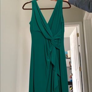 Ralph Lauren green maxi dress 10P